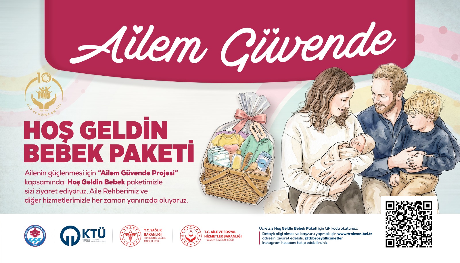 Ailem Güvende Projesi etkinlik afişi