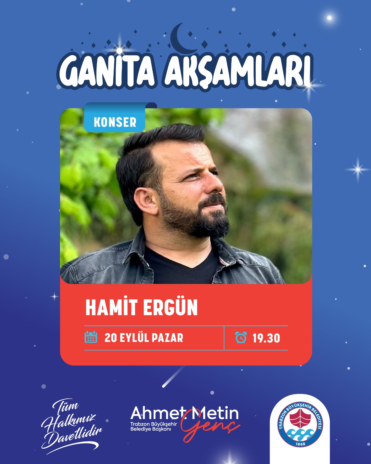 GANİTA AKŞAMLARI "HAMİT ERGÜN" etkinlik afişi