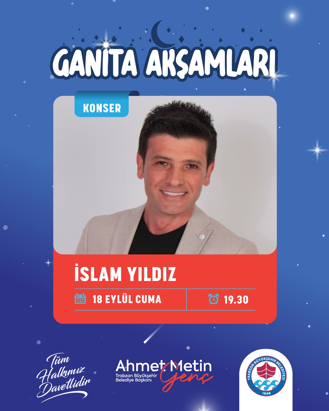 GANİTA AKŞAMLARI "İSLAM YILDIZ" etkinlik afişi